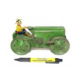 Wind-up Marx tractor, 8" L
