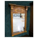 Cherry Federal-style mirror, 24" W x 39" H