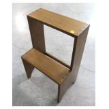 Walnut dovetailed 2-tier stand