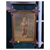 Victorian print by J.G. Brown, N41872 of a boy,
