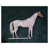 Copper horse figural weathervine, 26" H