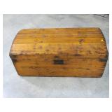 Pine Immigrants dome top trunk,