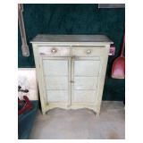 Early pine pie safe with 2 tin pierced doors,