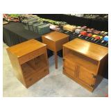 Ethan Allen 3-piece maple corner unit (marked