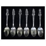Lot, 6 Barton silverplate spoons "Dionne