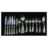 Lot, Reed & Barton "Dresden Rose" silverplate