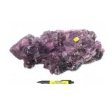 Large amethyst quartz crystal cluster, weight