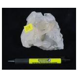Clear quartz crystal cluster, weight 1 lb. 8 oz.;
