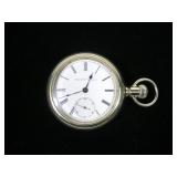 Elgin 18 size 7-jewel pocket watch, works