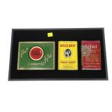 Lot, 3 cigarette and tobacco advertising tins