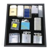 Lot, 11 lighters: 8-Ronson, 3-Calabri