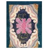 Vintage braided rag rug, 2