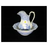 T.J. & J Mayer transferware jug and bowl set,
