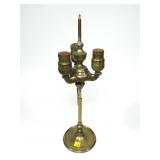 Tiffany style lamp base, 3 sockets, 17"