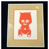 Al Wilson (Rochster, NY) owl print, 53/150,