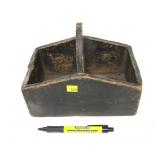 Small wood carrier, 9" L x 7" H