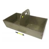 Large wood carrier, 24" W x 14" D x 11 1/2" H
