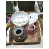 Lot, variety of glass shades