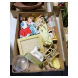 Lot, dolls, doll furniture