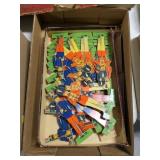 Lot, standup cardboard marching band figurines