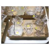 Lot, 5 wedding baskets: 5", 6", 7", 9", 10" H