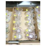 Lot, 10 wedding baskets: 6" to 7 1/2" H
