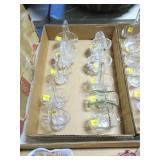 Lot, 10 wedding baskets: 4" to 5" H