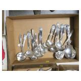Lot, silverplate ladles