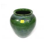 French pottery vase, 8 1/2" H