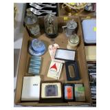 Lot, Zippo and other lighters, some in