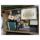 Lot, empty lighter boxes, many Zippo