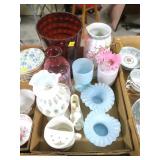 Lot, Art Glass and shaving mug