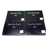 x4- 1982 Proof sets, -x4 sets, Sold by the piece,