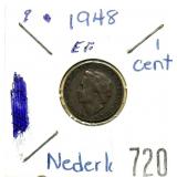 1948 Netherlands 1 cent