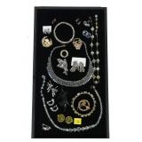 Lot, fashion jewelry, Weiss earring