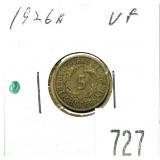 1926 German 5 pfennigs