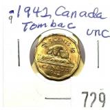 1942 Canadian 5 cents