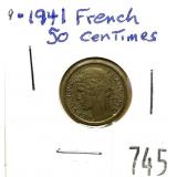 1941 French 50 cents