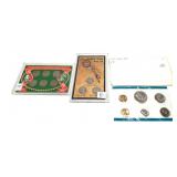 x3- Miscellaneous coin sets, -x3 sets, Sold by the