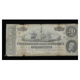 1864 Confederate $20 note