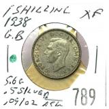 1938 British shilling