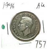 1946 Canadian half dollar