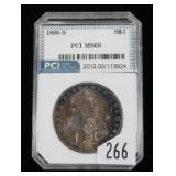 1888-S Morgan dollar, PCI slab certified MS-63