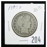 1897-O Barber half dollar