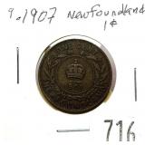 1880 Newfoundland cent