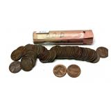 Roll of 1960-D small date cents