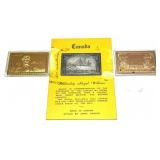 Lot of commemorative stamps with .999 silver,