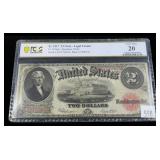 $2 United States note, series of 1917, PCGS slab
