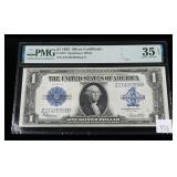 $1 silver certificate, series of 1923, PMG slab