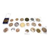Lot of assorted medals and tokens, 20 pcs.